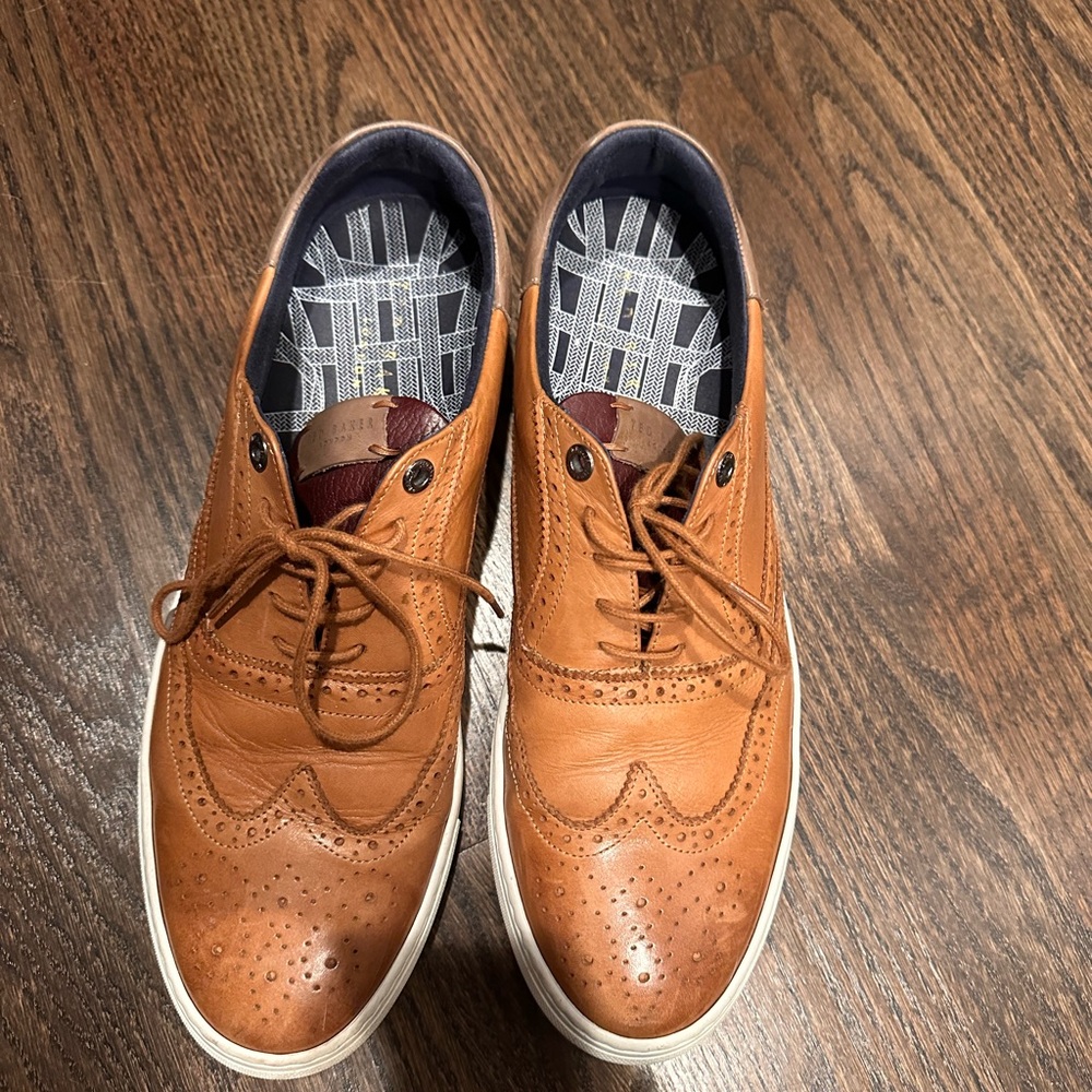 Ted Baker London Brown Leather Oxfords